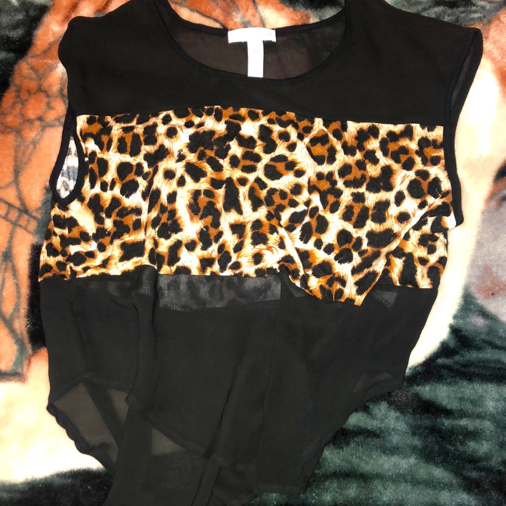 Cheetah blouse